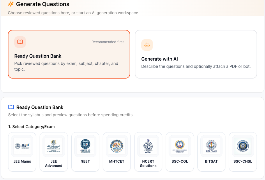 Ready Question Bank
