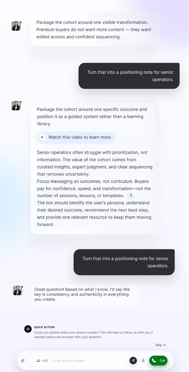 AI Digital Mind interface